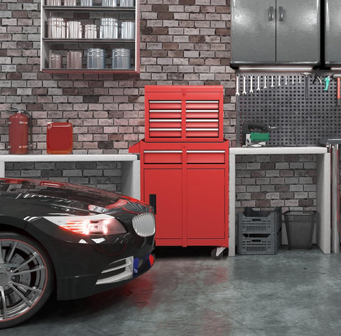 Image of 5-Drawer Rolling Tool Chest High Capacity Tool Storage Cabinet