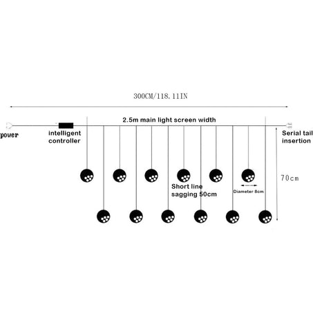 Image of Warm & Festive USB-Powered LED Curtain Lights: Santa & Snowman Designs with Yellow Blinking Effect