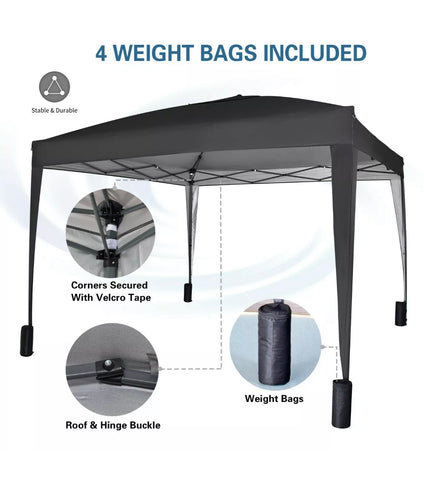 Image of Premier Waterproof 3x3m Pop Up Marquee With WEIGHT BAGS