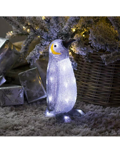 Image of Christmas Light Acrylic Character LED Novelty Decoration Outdoor Indoor Santa, Snowman, Penguin, Fox, Bear, Mushroom Lights