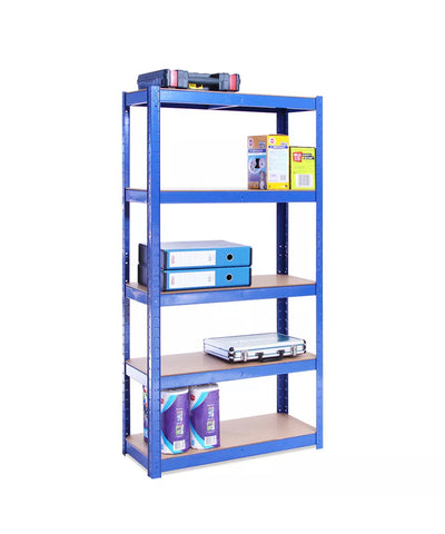 Image of Galvanised 5 Tier Shelving Unit Racking Garage Heavy Duty Shelf
