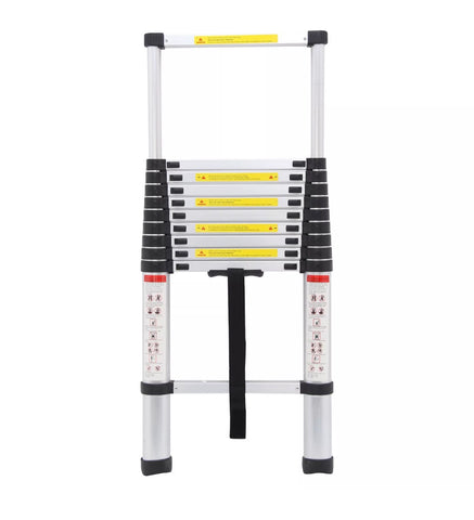 Image of 3.2m Portable Heavy Duty Aluminium Telescopic Ladder Extendable