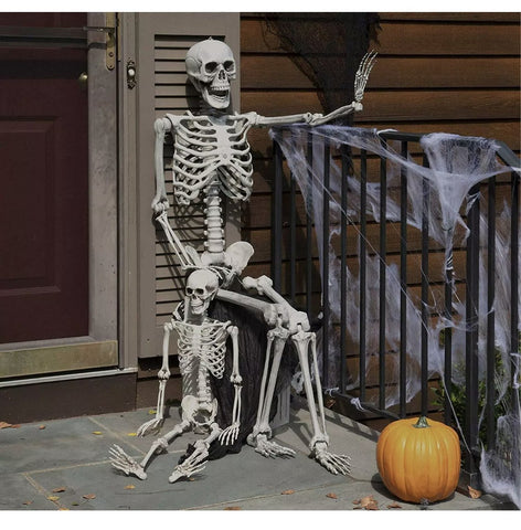 Image of Giant 6.5FT / 2M Large Black Spider Halloween Decoration Haunted House