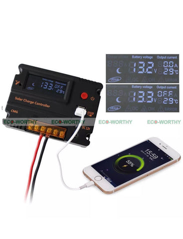 Image of 100W Solar Panel Kit 18V Charge Kit 20A solar Controller 12V 24V RV Camper off grid