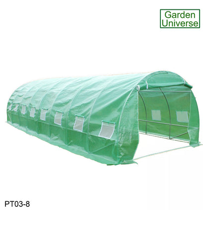 Image of 3m x 8m Polytunnel 25mm Galvanised Frame Greenhouse