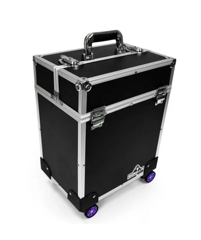 Image of Cosmetic Makeup Beauty Nail Salon Hairdresser Trolley Case Pink or Black