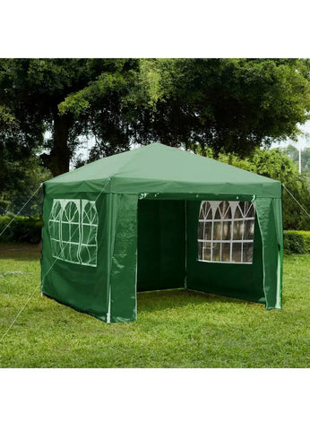 Image of 3X3M WITH 4 SIDES MARQUEE GAZEBO TENT GARDEN PARTY WATERPROOF CANOPY SHELTER WINDBARS