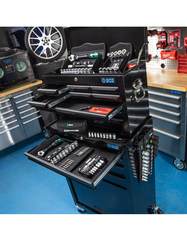 Image of Mechanics 13 Drawer Tool Box Chest & Roller Cabinet