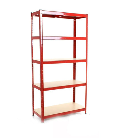 Image of Galvanised 5 Tier Shelving Unit Racking Garage Heavy Duty Shelf