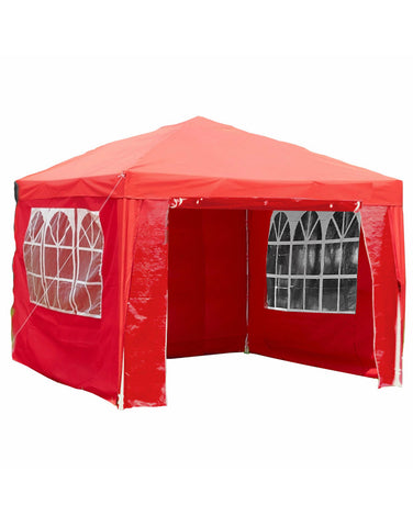 Image of 3X3M WITH 4 SIDES MARQUEE GAZEBO TENT GARDEN PARTY WATERPROOF CANOPY SHELTER WINDBARS