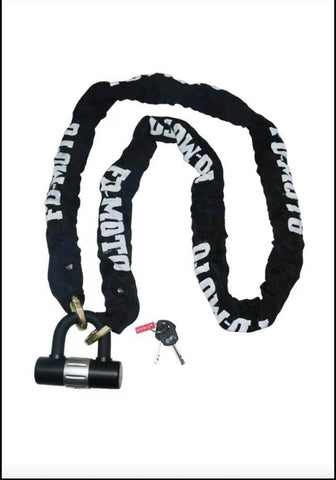 Image of Heavy Duty 3KG STEEL Heavy Duty Scooter Motorcycle Motorbike Security Lock 1.2M