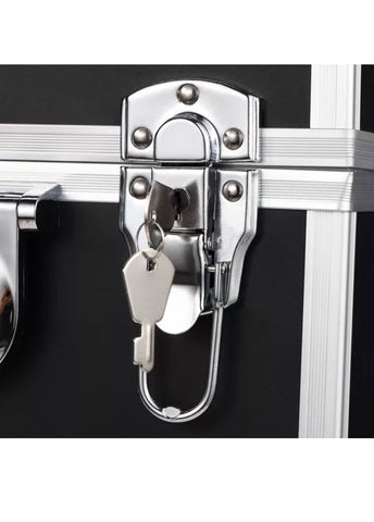 Image of Cosmetic Makeup Beauty Nail Salon Hairdresser Trolley Case Pink or Black