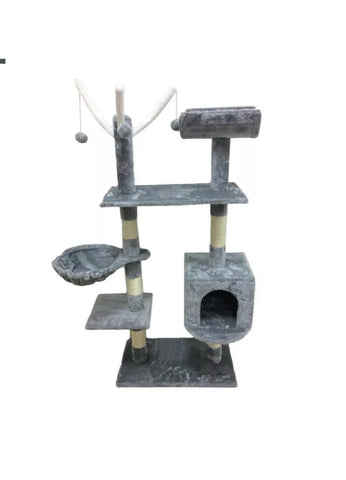 Image of Deluxe Scratching Scratch Post Kitten Cat Climbing Frame