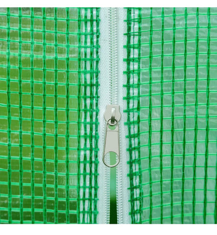 Image of 6M X 3M Heavy Duty Fully Galvanised Steel Frame Polytunnel Greenhouse