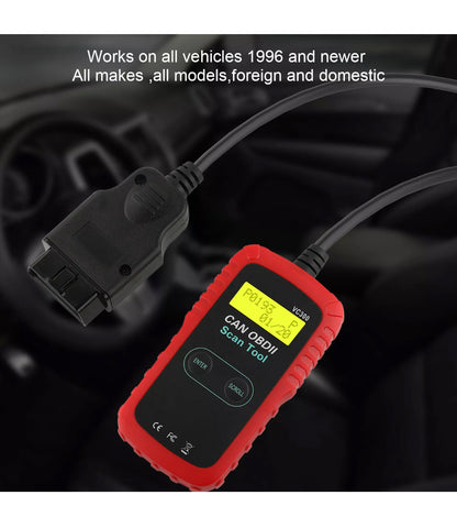 Image of OBD2 Scanner Code Reader Car Engine Diagnostic Tool Turn Off Engine Light