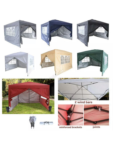 Image of 3 x 3 m Pop up Waterproof Outdoor Garden Marquee Canopy