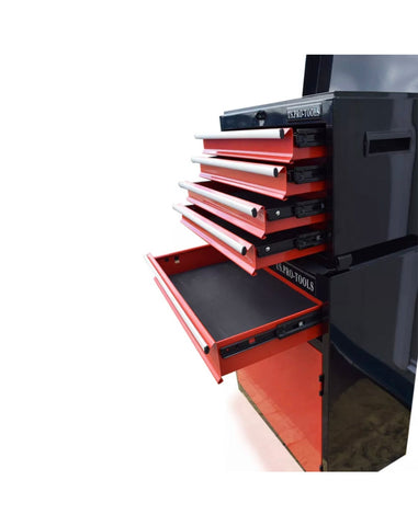 Image of PRO USA TOOL BOX TOOL CHEST CABINET - BALL BEARING DRAWERS