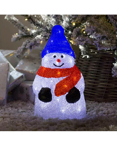 Image of Christmas Light Acrylic Character LED Novelty Decoration Outdoor Indoor Santa, Snowman, Penguin, Fox, Bear, Mushroom Lights
