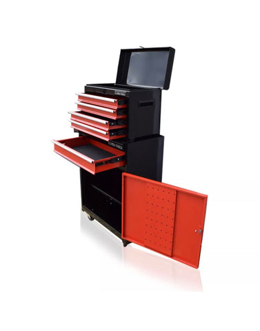 Image of PRO USA TOOL BOX TOOL CHEST CABINET - BALL BEARING DRAWERS