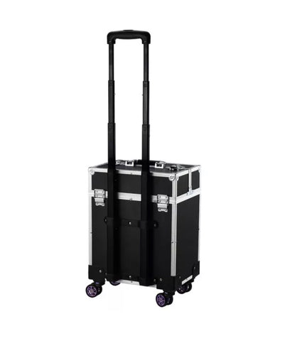 Image of Cosmetic Makeup Beauty Nail Salon Hairdresser Trolley Case Pink or Black