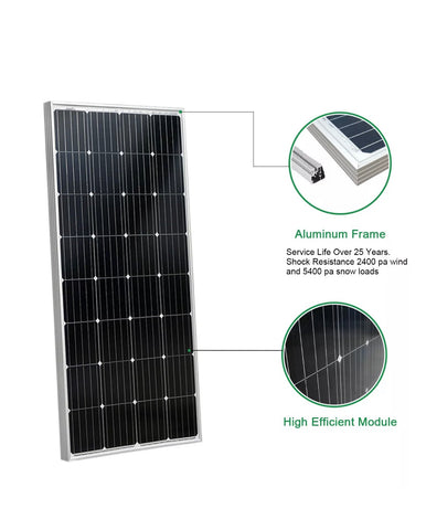 Image of Solar Panel Kit 150W 12V Mono w/ 20A Controller