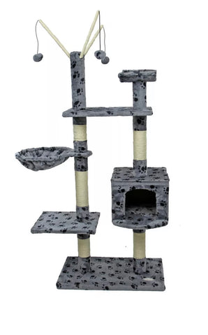 Image of Deluxe Scratching Scratch Post Kitten Cat Climbing Frame