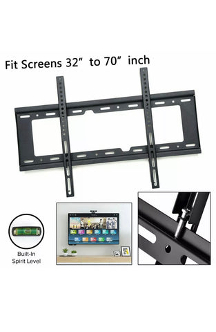 Image of Slim TV Wall Bracket Mount For 32 36 40 42 48 50 55 60 65 70 Inch Plasma LED LCD