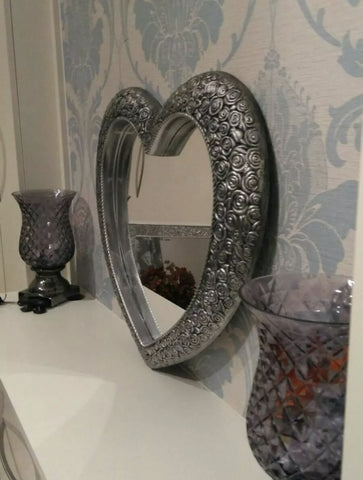 Image of Large Love Heart Mirror