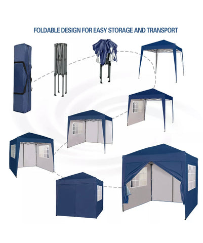 Image of 2x2m Pop up Outdoor Garden Marquee Canopy