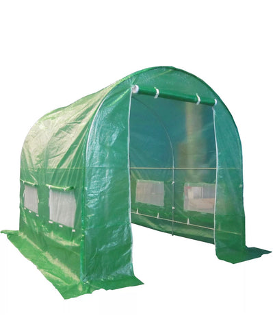 Image of 3x2x2m Polytunnel Greenhouse Fully Galvanised Steel Frame Pollytunnel