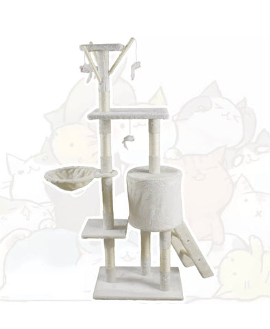 Image of Deluxe Scratching Scratch Post Kitten Cat Climbing Frame