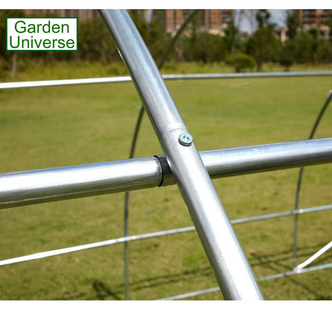 Image of 3m x 8m Polytunnel 25mm Galvanised Frame Greenhouse