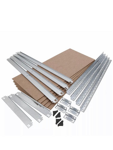 Image of Galvanised 5 Tier Shelving Unit Racking Garage Heavy Duty Shelf