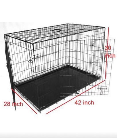 Image of Extra Large 42” Folding Dog Cage / Dog Crate / Puppy Cage