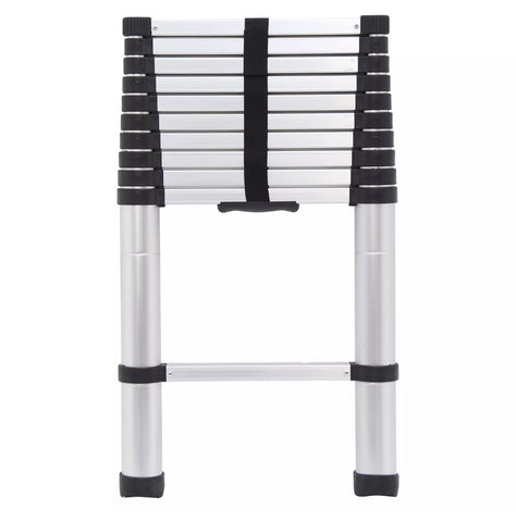 Image of 3.2m Portable Heavy Duty Aluminium Telescopic Ladder Extendable