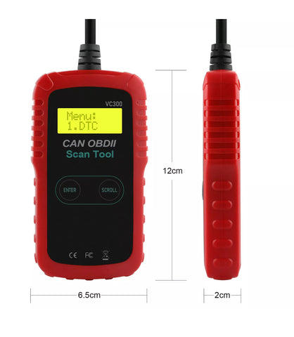 Image of OBD2 Scanner Code Reader Car Engine Diagnostic Tool Turn Off Engine Light