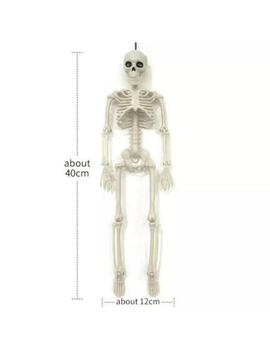 Image of Giant Life Size Skeleton 165cm Posable Full Decoration Party Halloween