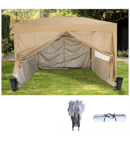 Image of 3 x 3 m Pop up Waterproof Outdoor Garden Marquee Canopy