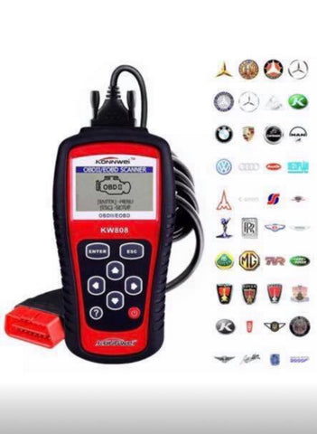 Image of OBD2 OBD 2 Scanner CAN Engine Reset Tool Car Diagnostic Code Reader UK