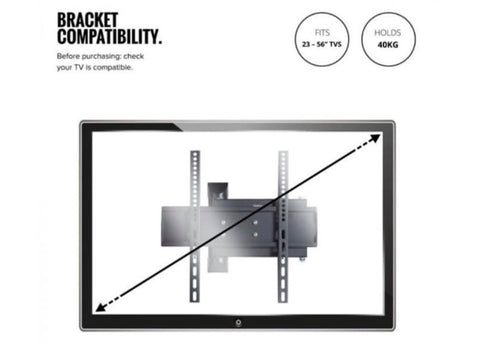 Image of 23-56" Tilt & Swivel TV bracket was £40 now £25