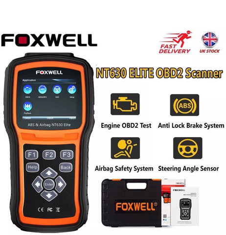 Image of OBD2 OBD 2 ABS Airbag SRS Reset Tool OBD2 Car Code Reader Scanner Diagnostic