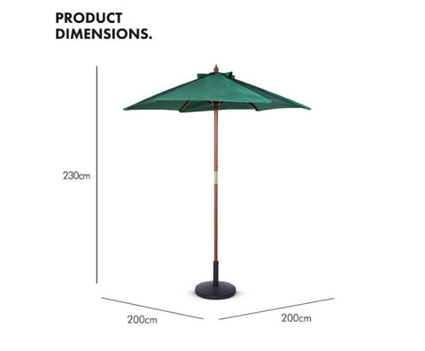 Image of Ivory 2.7M Steel Parasol