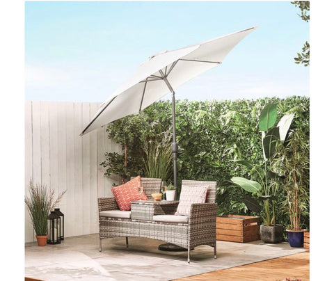 Image of Ivory 2.7M Steel Parasol