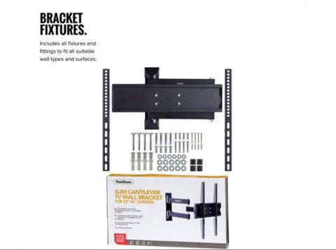 Image of 23-56" Tilt & Swivel TV bracket was £40 now £25