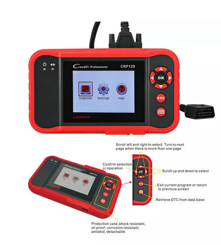 Image of VIII OBD2 EOBD CAN Scanner SAS ABS Engine Code Reader