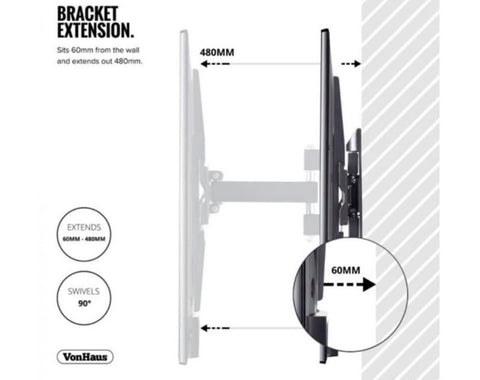 Image of 23-56" Tilt & Swivel TV bracket was £40 now £25