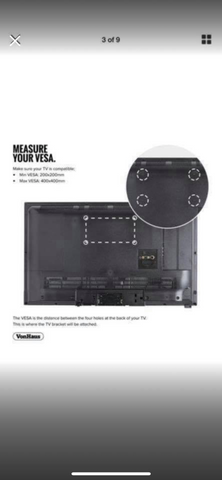 Image of Ultra Slim TV Bracket 32” to 55”