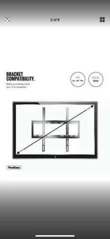Image of Ultra Slim TV Bracket 32” to 55”