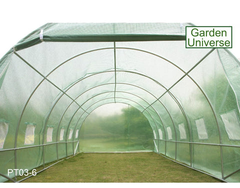 Image of 6m x 3m Polytunnel Greenhouse Garden Tent Pollytunnel