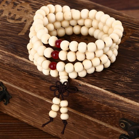 Image of Natural Sandalwood Buddhist Mala Beads - Free Productz